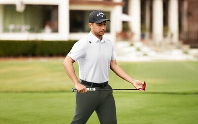 迪桑特高尔夫全球代言人、大满贯得主赞德·谢奥菲勒（Xander Schauffele）
身着迪桑特高尔夫装备